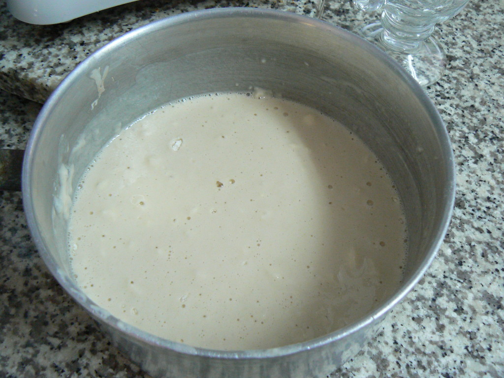 Yeast and water