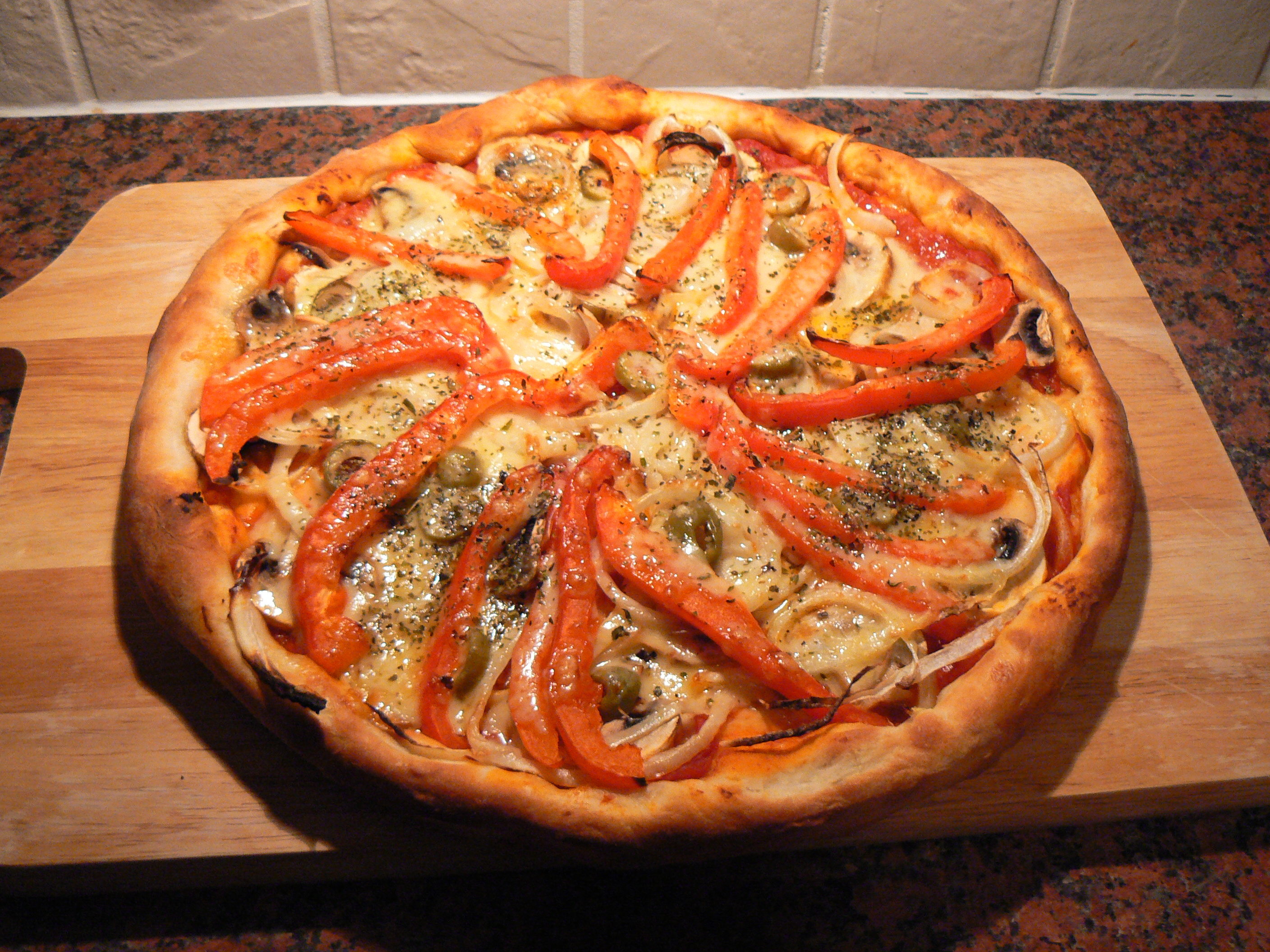 Pizza from Basic Bread Recipe