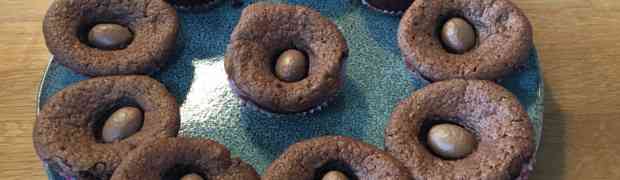 Kosher for Pesach Double Chocolate Muffins Brownies